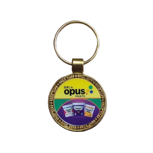 Birla Opus Golden Digital Keychain