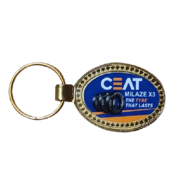 Ceat Golden Digital Keychain