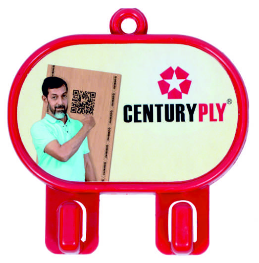 Century Ply Promotional Plastic Key Hanger