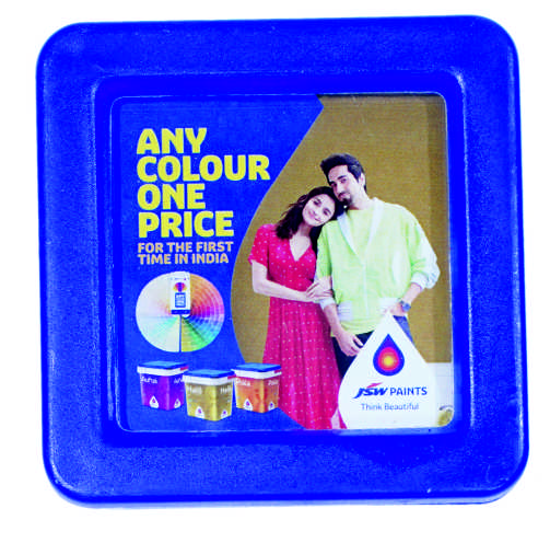 Jsw Paints Promotional Plastic Paper Weight