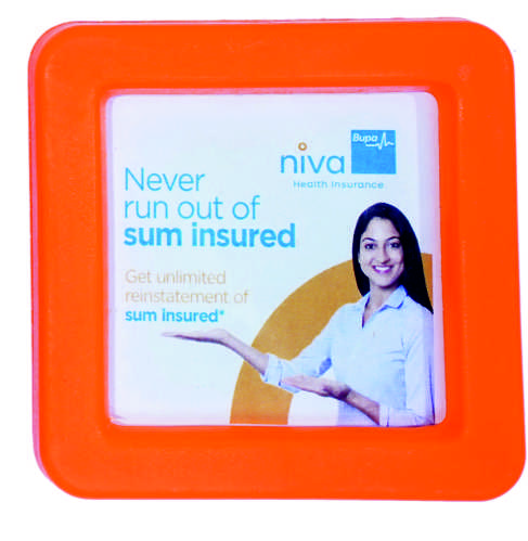Niva Promotional Plastic Paper Weight
