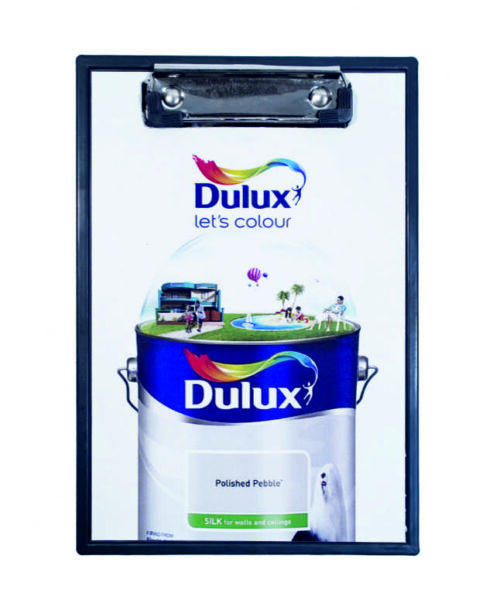 Plastic Promotional Clip Board ” Dulux “