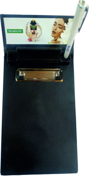 Plastic Promotional Clip Board ” Palmolive “