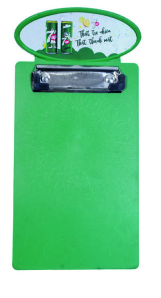 Plastic Promotional Clip Boards ” 7 Up “