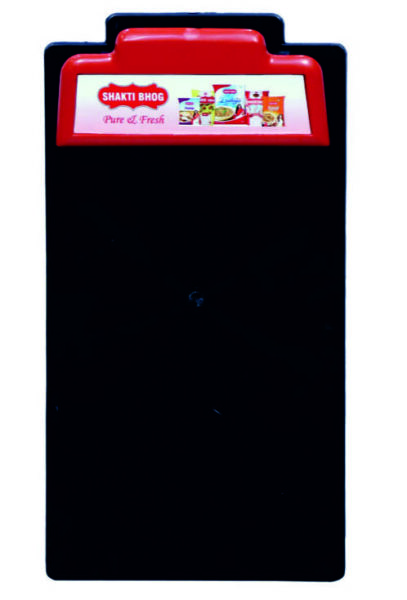 Plastic Promotional Clip Boards ” Shakti Bhog “