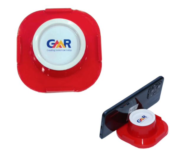 Get Hands-Free Convenience with Our Promotional Plastic Mobile Stand Rap 291