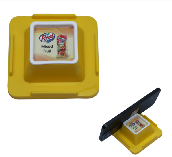Get Hands-Free Convenience with Our Promotional Plastic Mobile Stand Rap 294