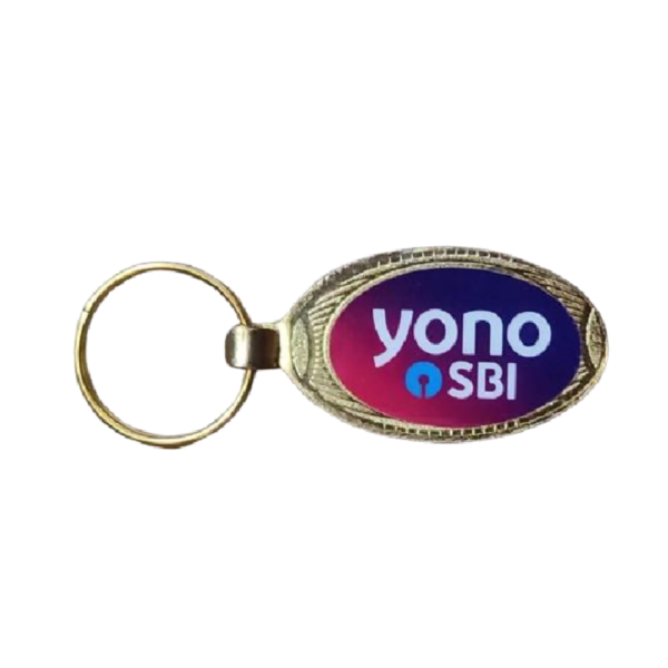 Yono SBI Golden Digital Keychain