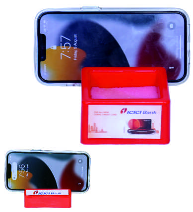 ICICI Bank Promotional Multipurpose Pen Stand Cum Mobile Stand