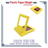 Enhance Your Workspace with Our Promotional Plastic Paper Weight with mobile stand Rrp 314