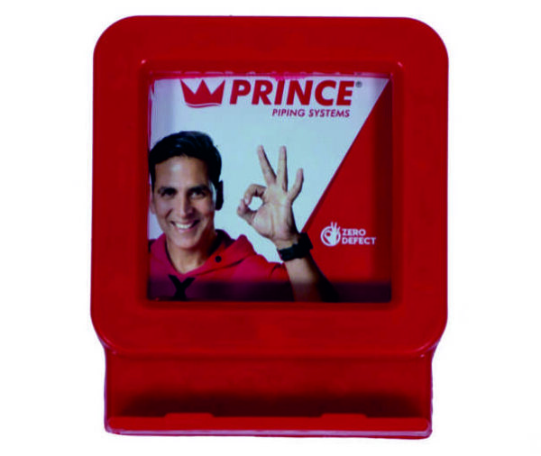 Prince Promotional Plastic Paper Weight With Mobile Stand