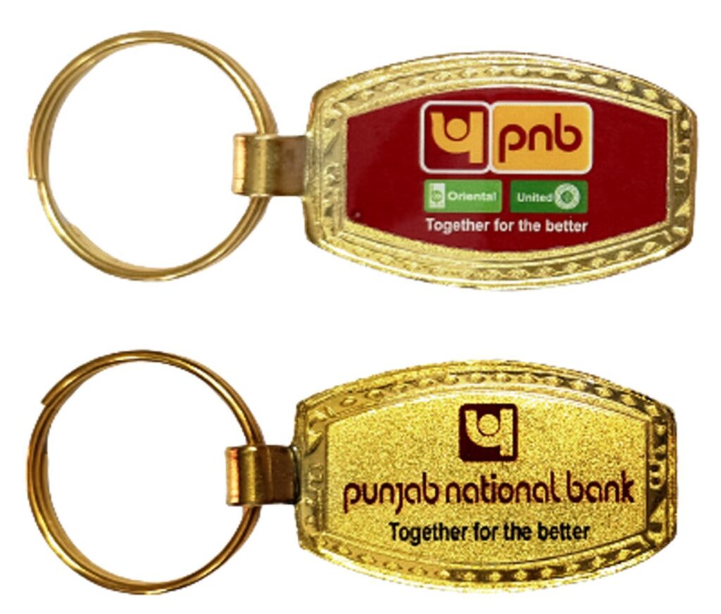 Promotional Golden Digital Keychain Manufacturer