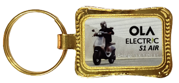 Capturing Memories: Introducing Our Promotional Golden Digital Photo Meena Metal Keychains! Rrp 51 New