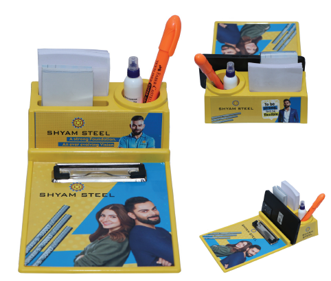 Promotional Multipurpose Clip Board Cum Pen stand/Mobile Stand ( RAP 99)