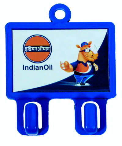 Indian Oil Promotional Plastic Keyhanger