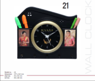 Promotional Wall Clock and Pen Stand – “RAP 21” New
