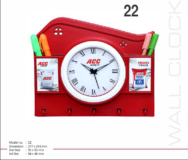 Promotional Wall Clock and Pen Stand- “RAP 22” New