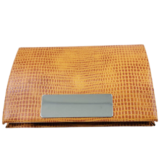 Leather-Touched Elegance: Promotional Metal Visiting/ATM Card Holders -88