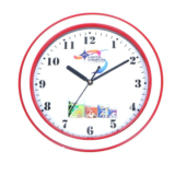 Promotional Oval Wall Clock 10026
