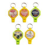 Promotional Gaming And Whistle Keychain – Hexa Shape