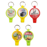 Promotional Gaming And Whistle Keychain – Circular Shape