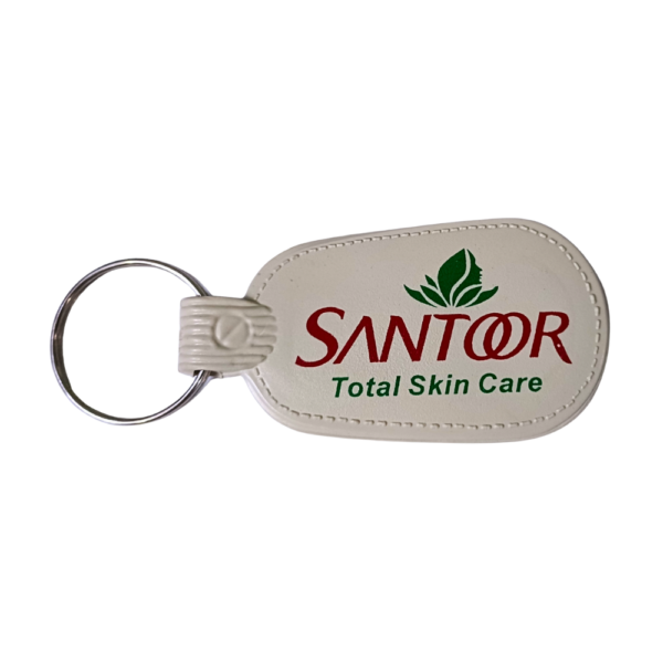 Santoor Promotional Abs Plastic Printed Keychain