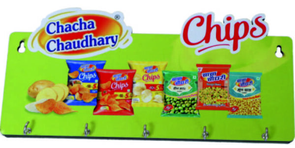 Chacha Choudhary MDF Wooden Promotional Key Hanger