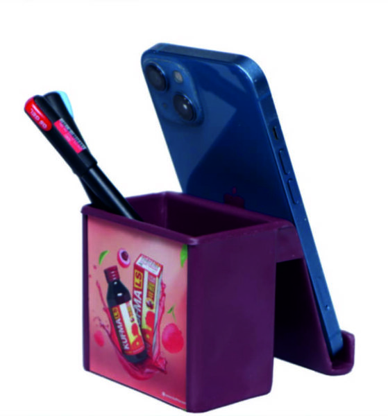 Kufmals Promotional Plastic Pen Stand Cum Mobile Stand