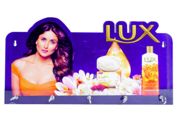 LUX MDF Wooden Promotional Key Hanger