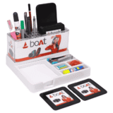 Boat Desk Organiser With Tea Coaster