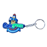 Silicon Rubber Keychain Evergreen