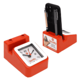 Spotify Promotional Table Clock With Pen Holder & Mobile Stand