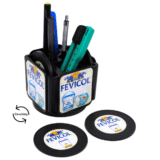 Fevicol Rotating Promotional Multipurpose Pen Stand With Tea Coaster