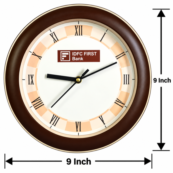 IDFC First Bank Promotional Wall Clock