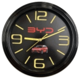BYD Car Promotional Wall Clock