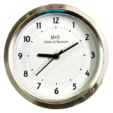 M&S Promotional Table Clock