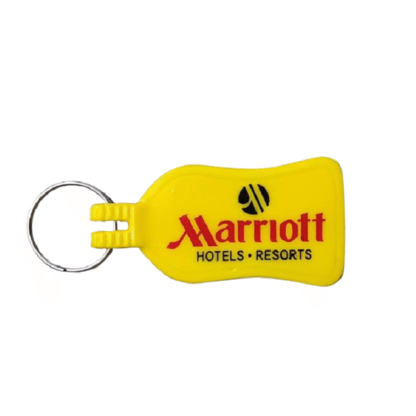 Abs Plastic Meena Printed Keychain ” Marriott “