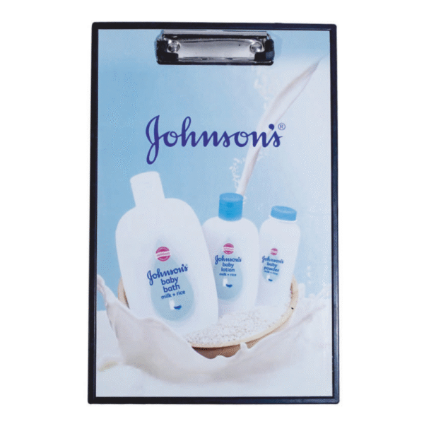 Plastic Promotional Clip Board A4 Size ” Johanson’s “