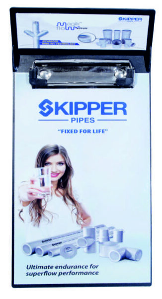Plastic Promotional Clip Boards ” Skipper “