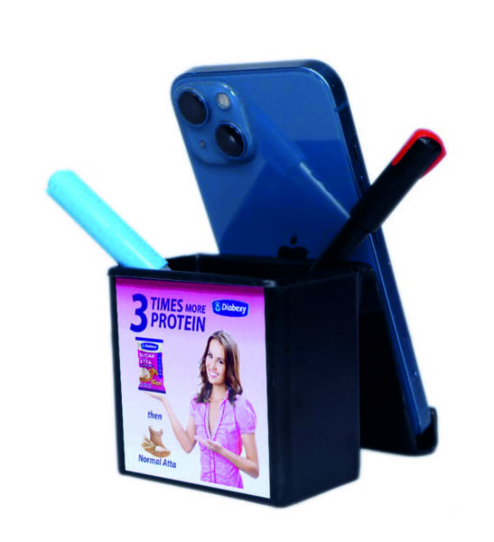 Diabexy Promotional Plastic Pen Stand Cum Mobile Stand