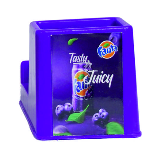 Fanta Promotional Multipurpose Pen Stand Cum Mobile Stand , Coin & Pin Holder