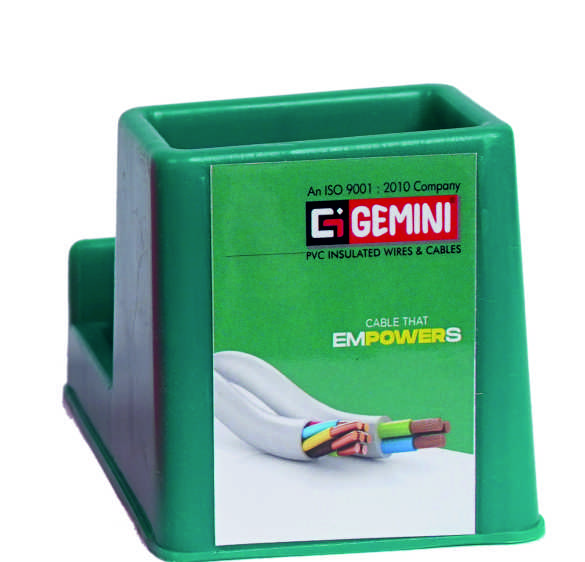 Gemini Promotional Multipurpose Pen Stand Cum Mobile Stand , Coin & Pin Holder