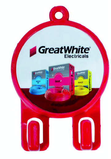 Great White Promotional Plastic Key Hanger