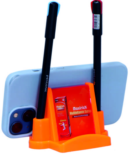 Maxirich Promotional Mobile Stand Cum Pen Holder