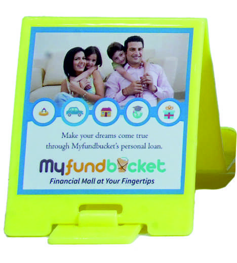 My Fund Bucket Promotional Mobile Stand