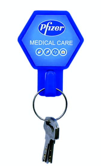 Pfizer Promotional Plastic Key Hanger