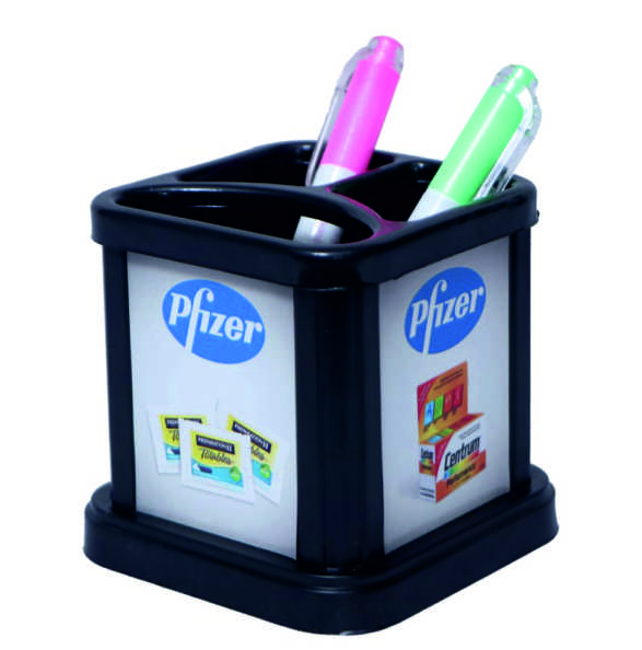Pfizer Promotional Plastic Pen Stand