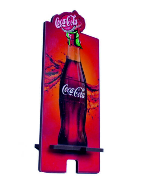 Coca Cola MDF Wooden Promotional Mobile Stand