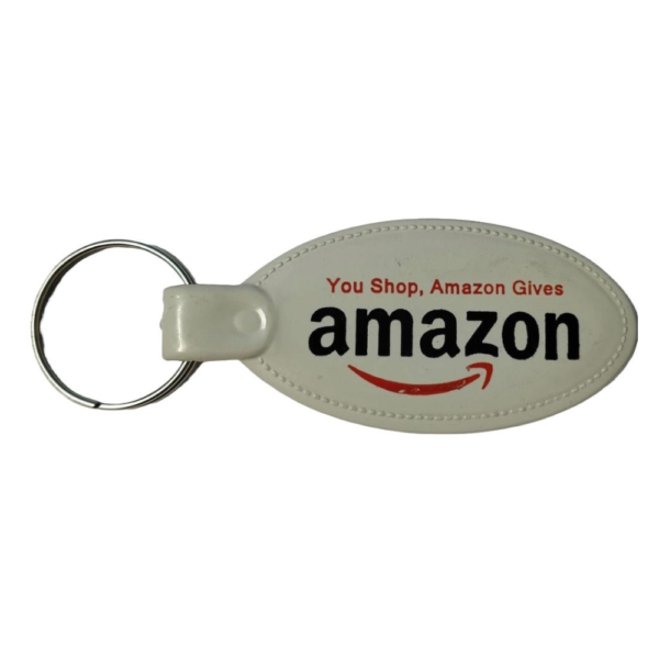 Amazon Promotional Abs Plastic Printed Keychain