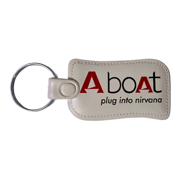 Boat Promotional Abs Plastic Printed Keychain